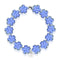 Eisblumen | Feenglas Armband